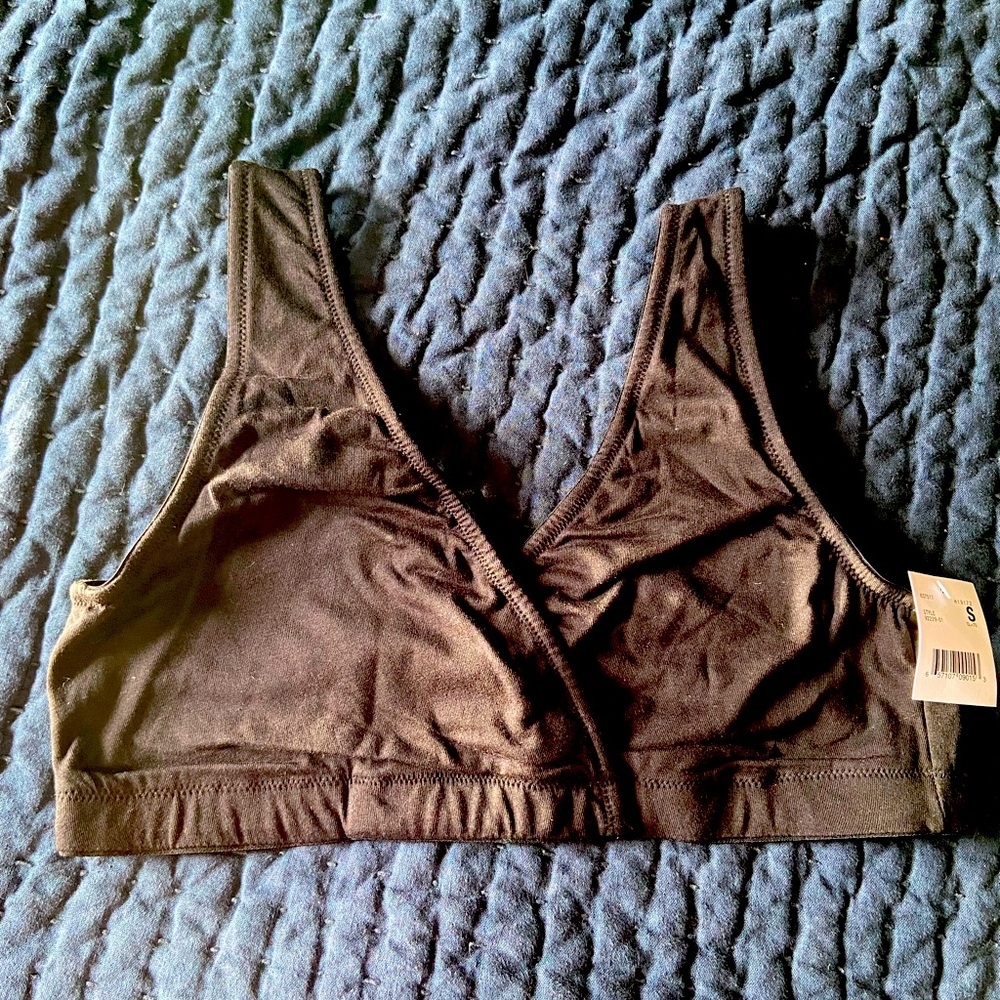 Black pullover nursing bra from Motherhood Maternity